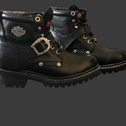 Harley Davidson Combat Boots Size 6