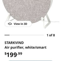 Air Purifier, White/Smart 