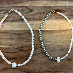 ⭐️ 4 Handmade Pearl Necklaces ⭐️