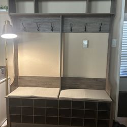 Hall Tree Bench for coats & shoes