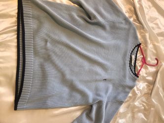 Ysl light blue knit sweater