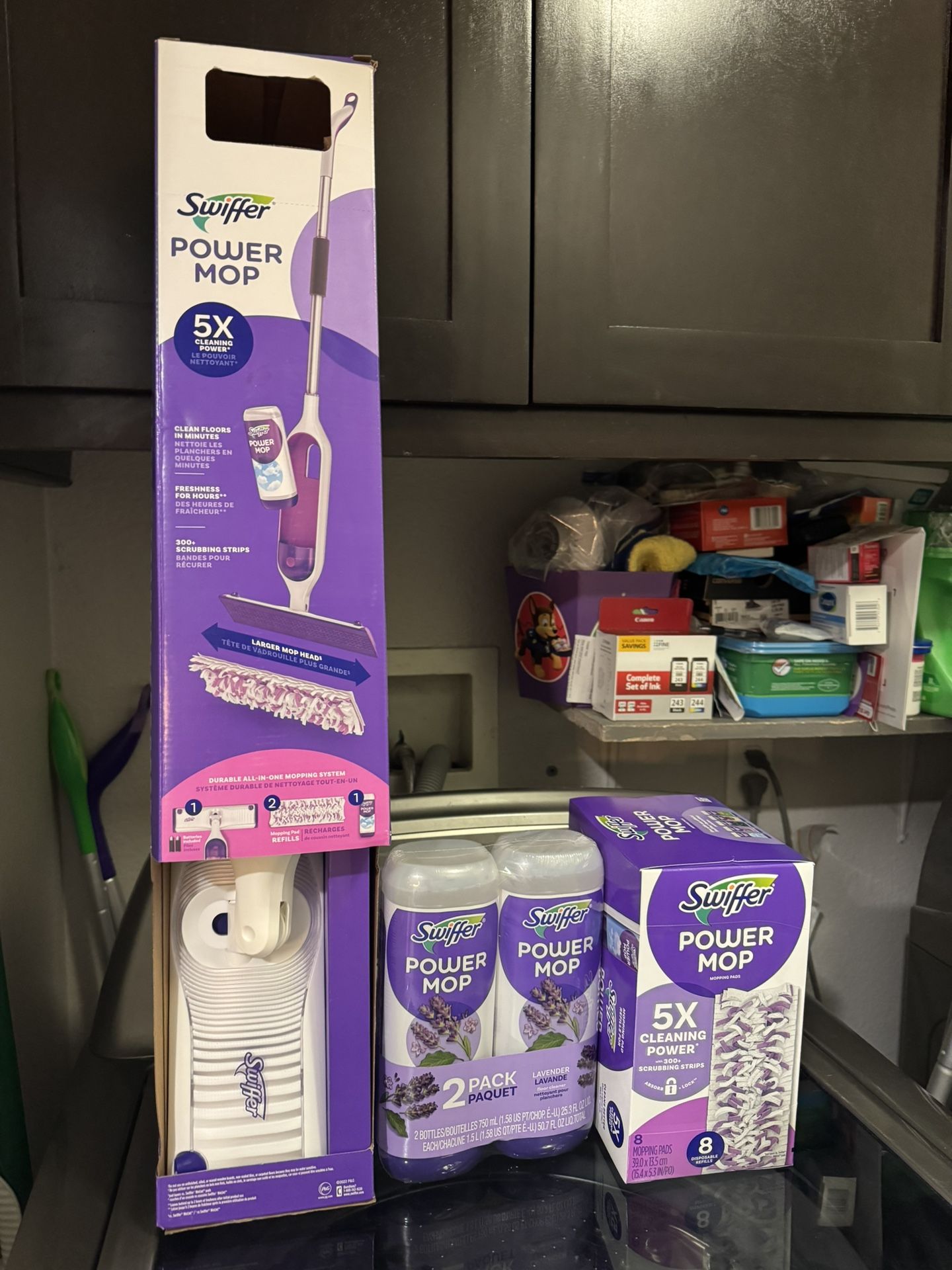 Brand New Power Mop Bundle All For ($40)(Cash Only)(price Is Firm)(Retails For $59.62 at Walmart With Tax) 