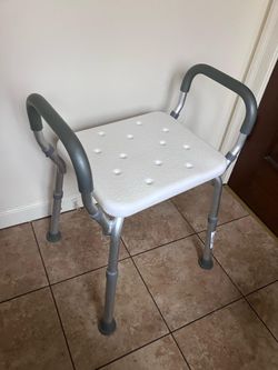 White Shower Chair