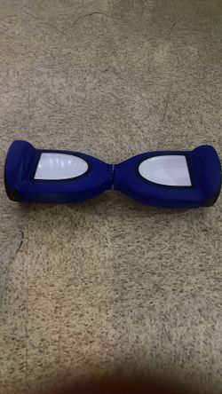 Blue hoverboard scooter