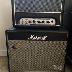 Blackheart Amp With Marshall Cabinet.