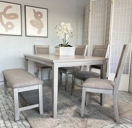 Grey Dining Table set