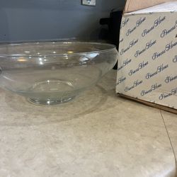  Vintage Princess House Crystal Bowl And Wine And Glasses 