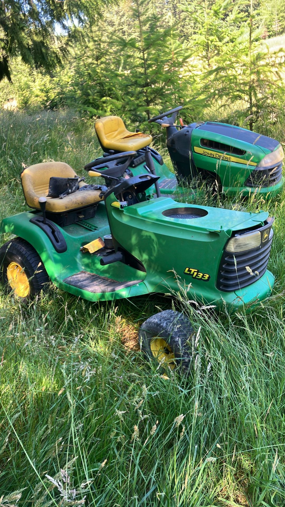 3 John Deere Lawn Mowers