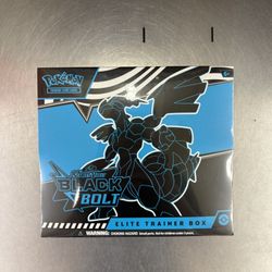 Pokemon Scarlet & Violet Black Bolt Elite Trainer Box