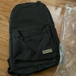 Canvas backpack with USB plug & port NEW
