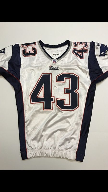 Patriots GAME WORN Jersey w/COA