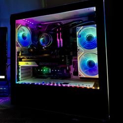 !! i7 13700Kf RTX 3070 Z790 MSI CASE WHIT SCREEN SIDE PANEL