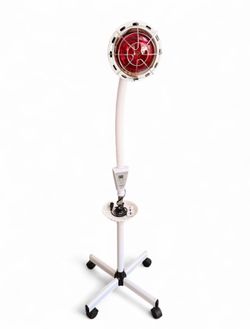 NEW Infrared Red Light Therapy Heat Lamp 275W, Adjustable Temperature & 360 Rotating Head, Floor Stand with Wheels for Pain Relief
