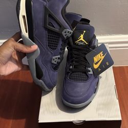 Air Jordan retro 4s lakers