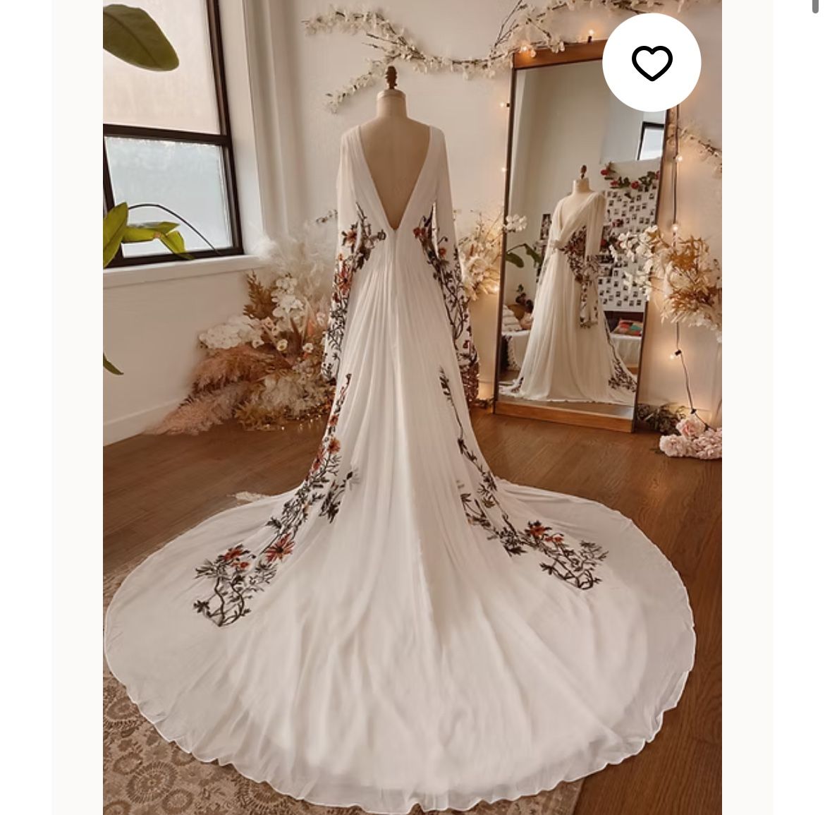 Flora And Lane Embroidered Wedding Dress