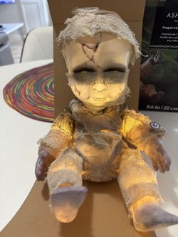 Halloween Animated Mummy Doll