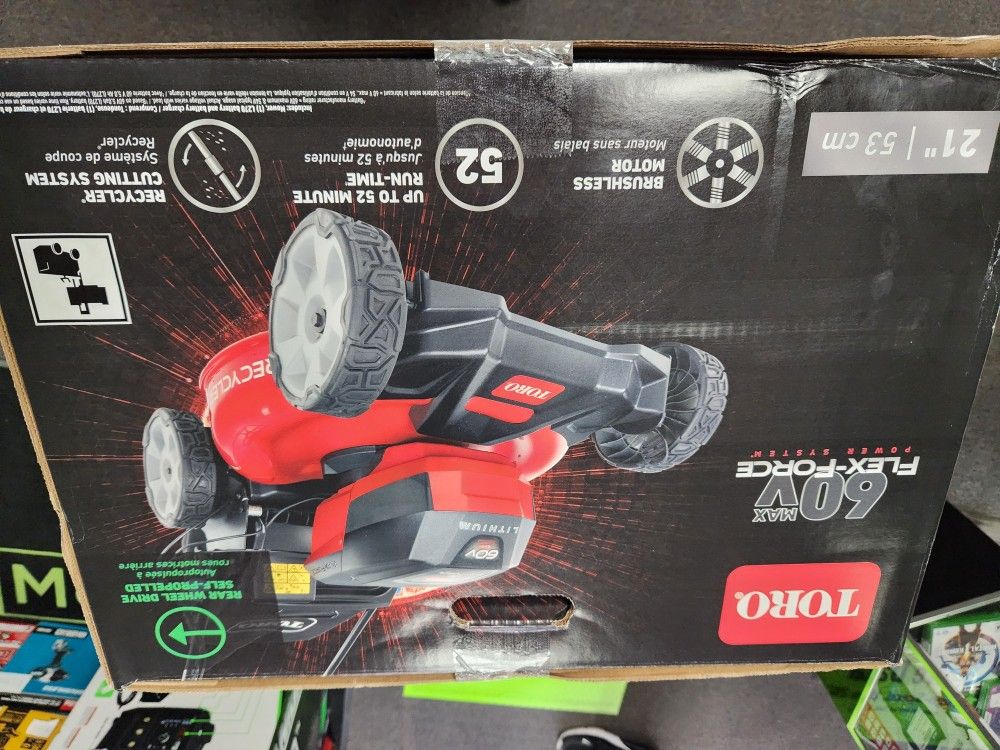 Toro Recycler 60v 21" Cordless Self-propelled Lawn Mower