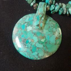 Jay King Desert Rose Trading Three Strand Turquoise And Silver Torsade