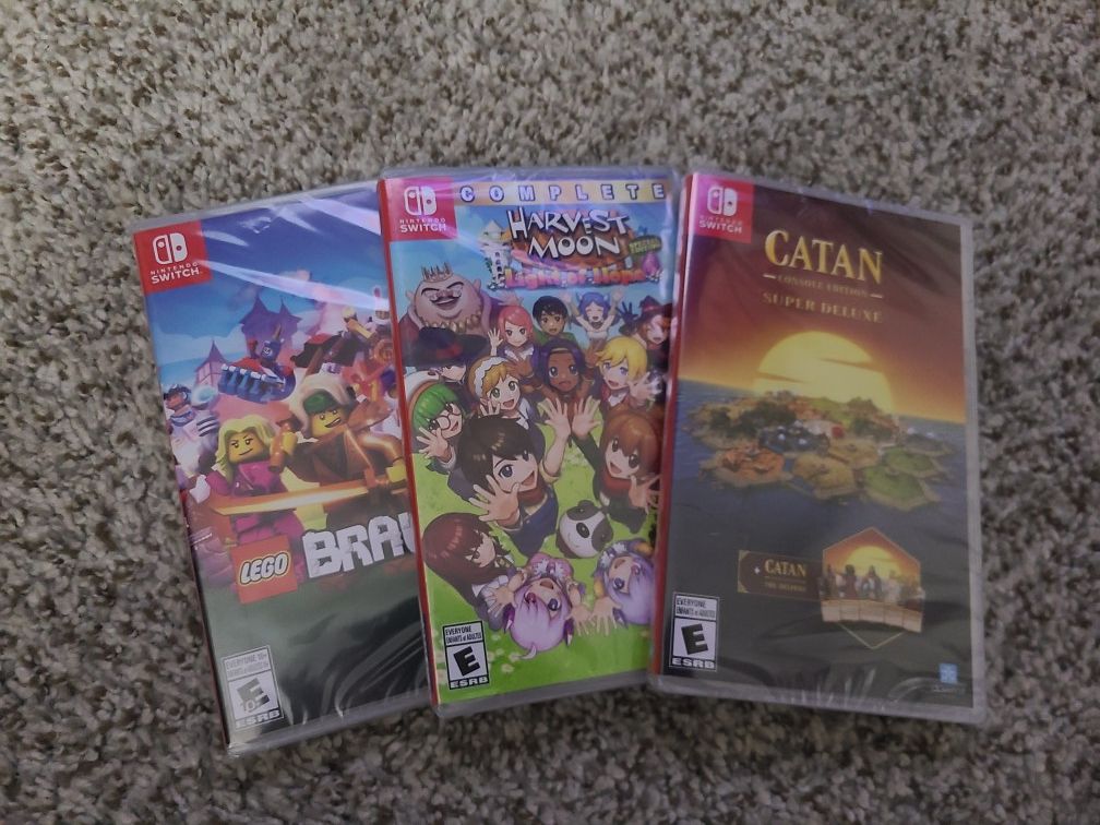 New Sealed Nintendo Switch Games 