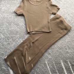 Women’s Two-piece Long Skirt And Shirt