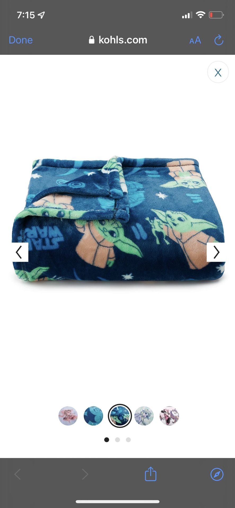 Star Wars The Mandalorian Blanket Throw