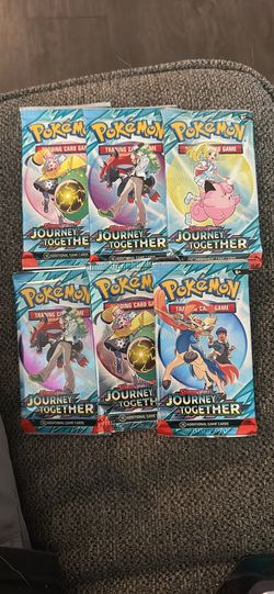 (6) Sealed Journey Together booster packs