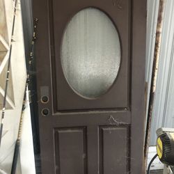 Exterior Door With Glass Oval