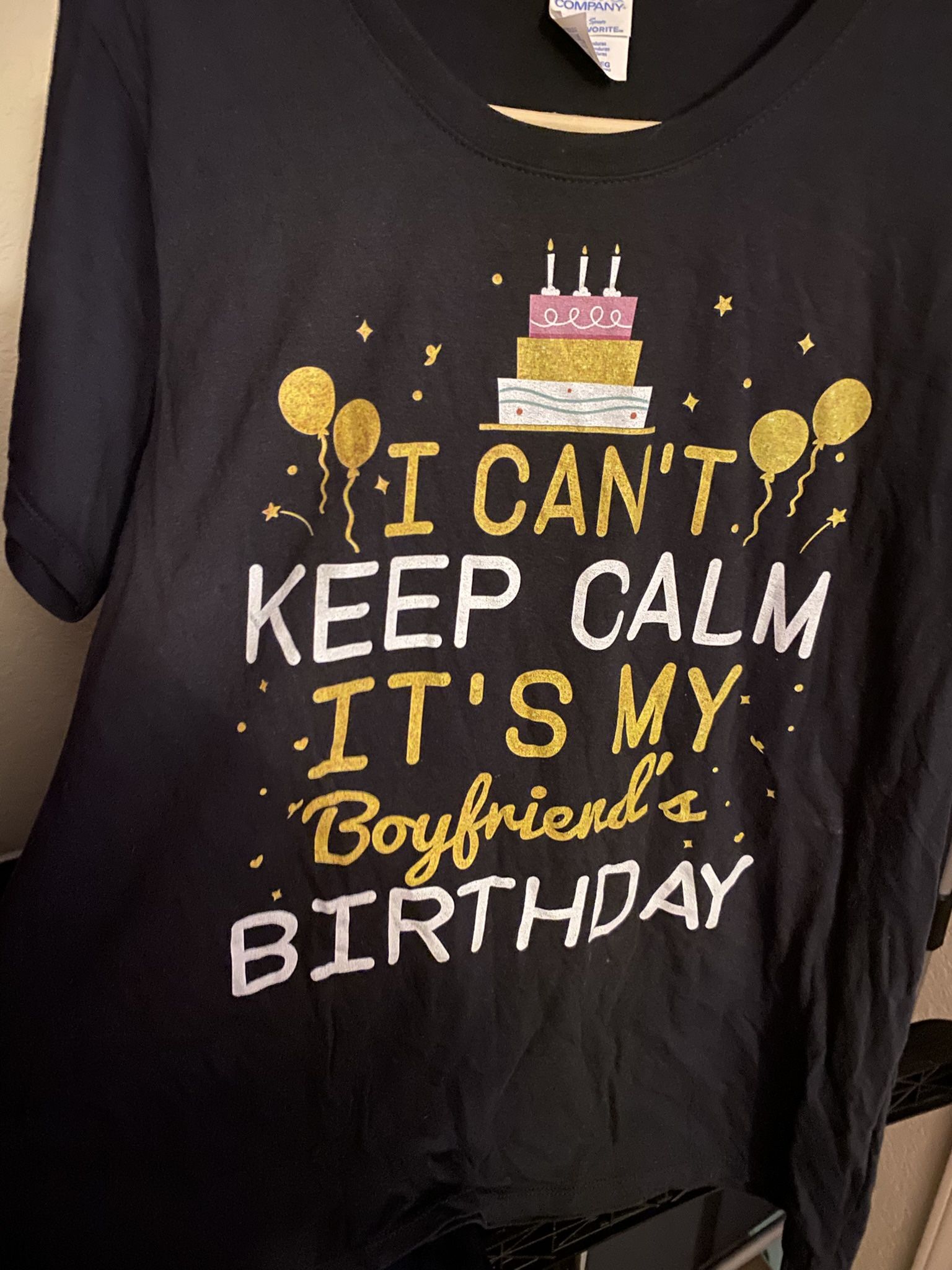 Can’t Keep Calm Is My BF Birthday Tshirt