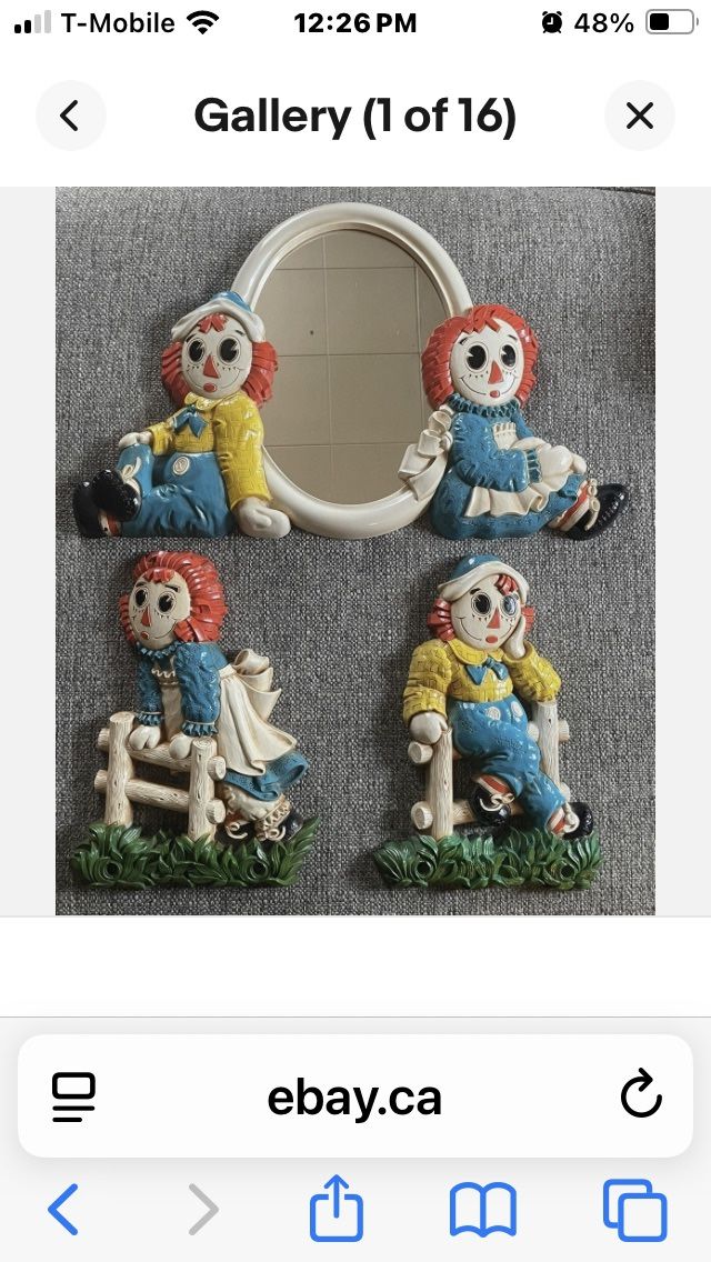 Raggedy Ann & Andy Wall Decorations