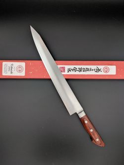 japanese sujihiki chef knife meat fish sushi