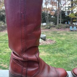 Fry men’s boots size 8 vintage leather women’s size 9 1/2