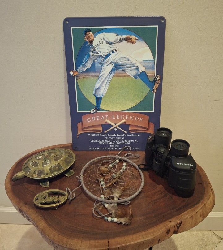 $10 EACH PICKED UP OR $12 SHIPPED 🚢 COOL SIGN BRASS TURTLE DREAM CATCHER DAVE BUCKLE OR BINOCULARS
