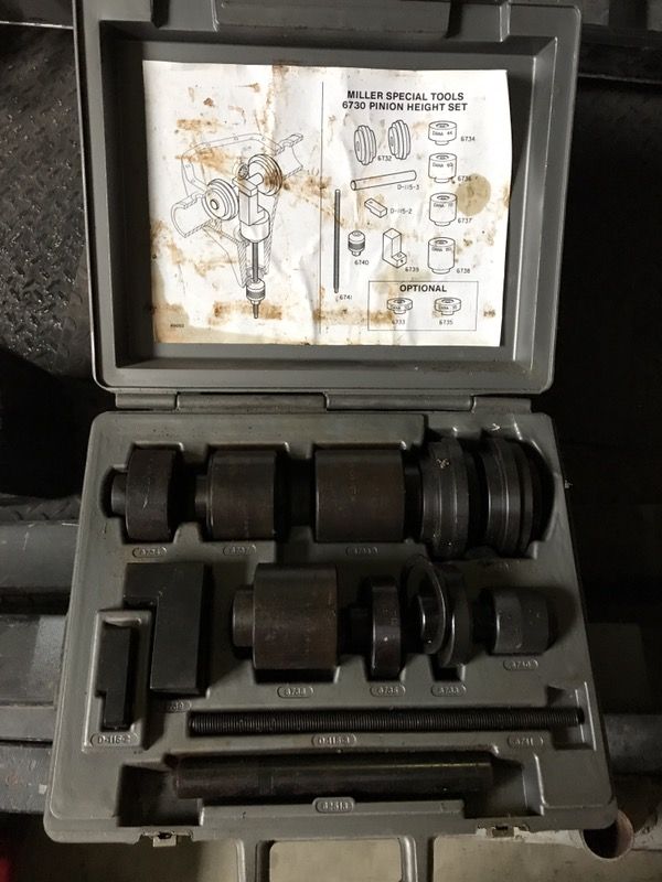 Miller specialty tool 6730 pinion height set