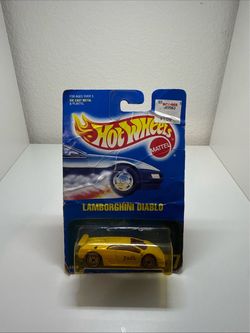 1995 Hot Wheels Lamborghini Diablo #4406 In Yellow