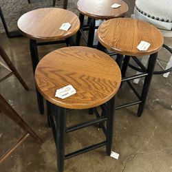 Wooden Stool Set of 4