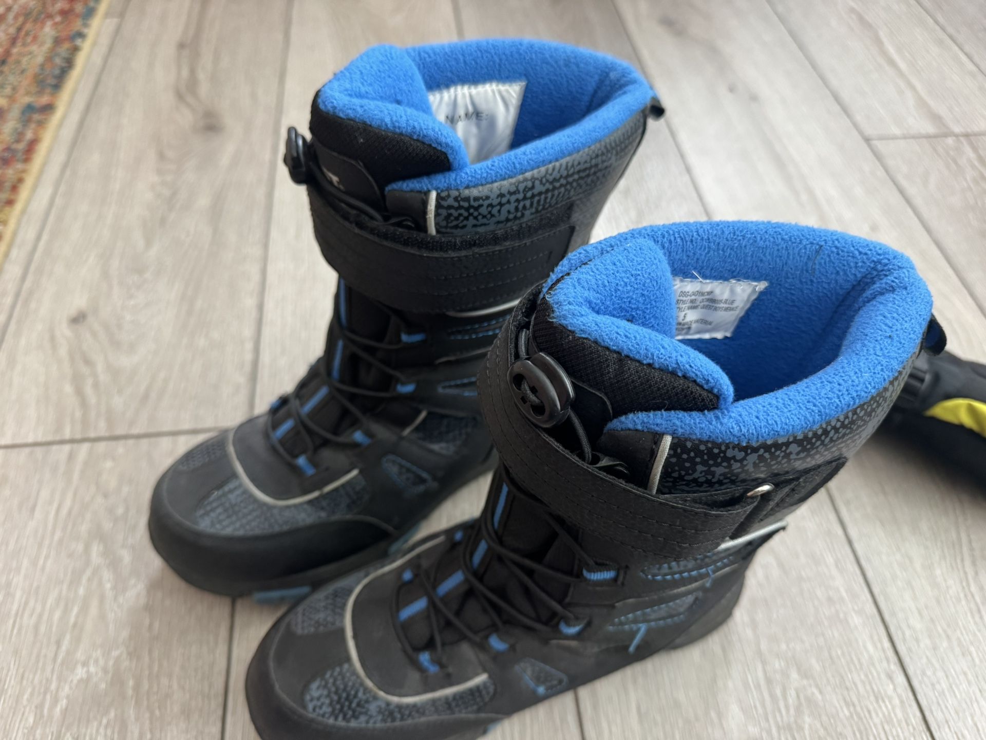 Snow Boots And Mittens