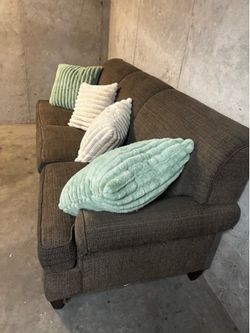 Dark brown couch