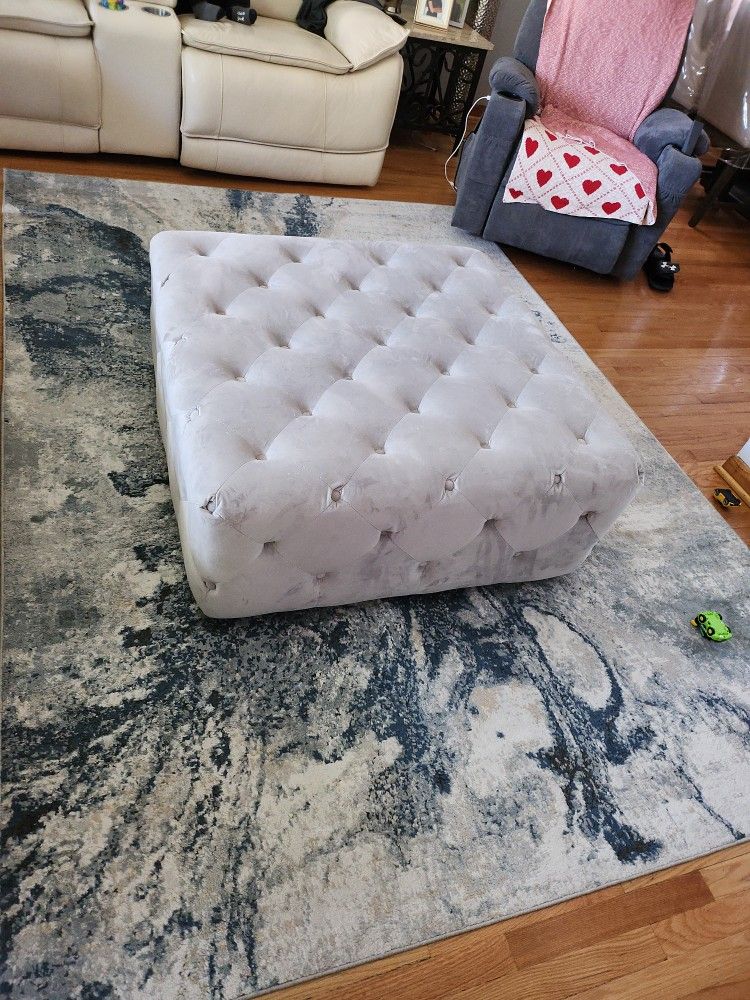 Gray Ottoman 