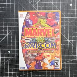 Dreamcast Marvel VS Capcom Clash of Super Heroes Custom Case - NO GAME OR MANUAL