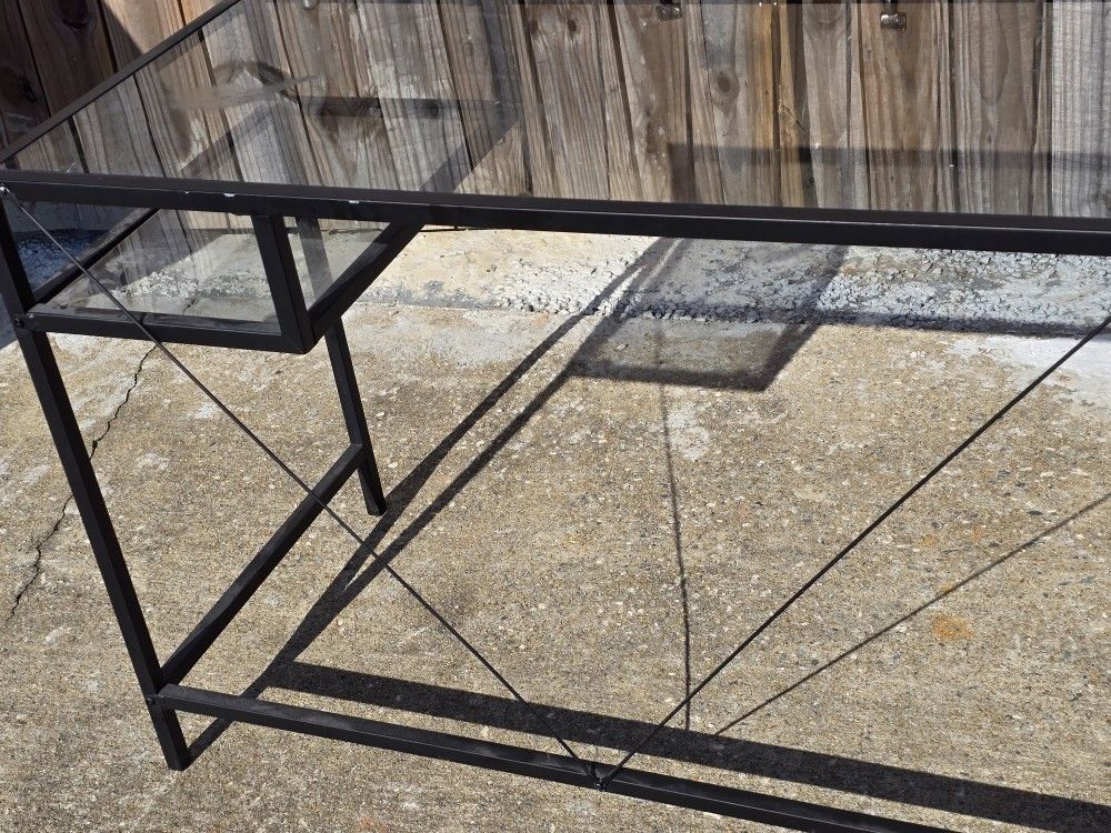 Glass Desk