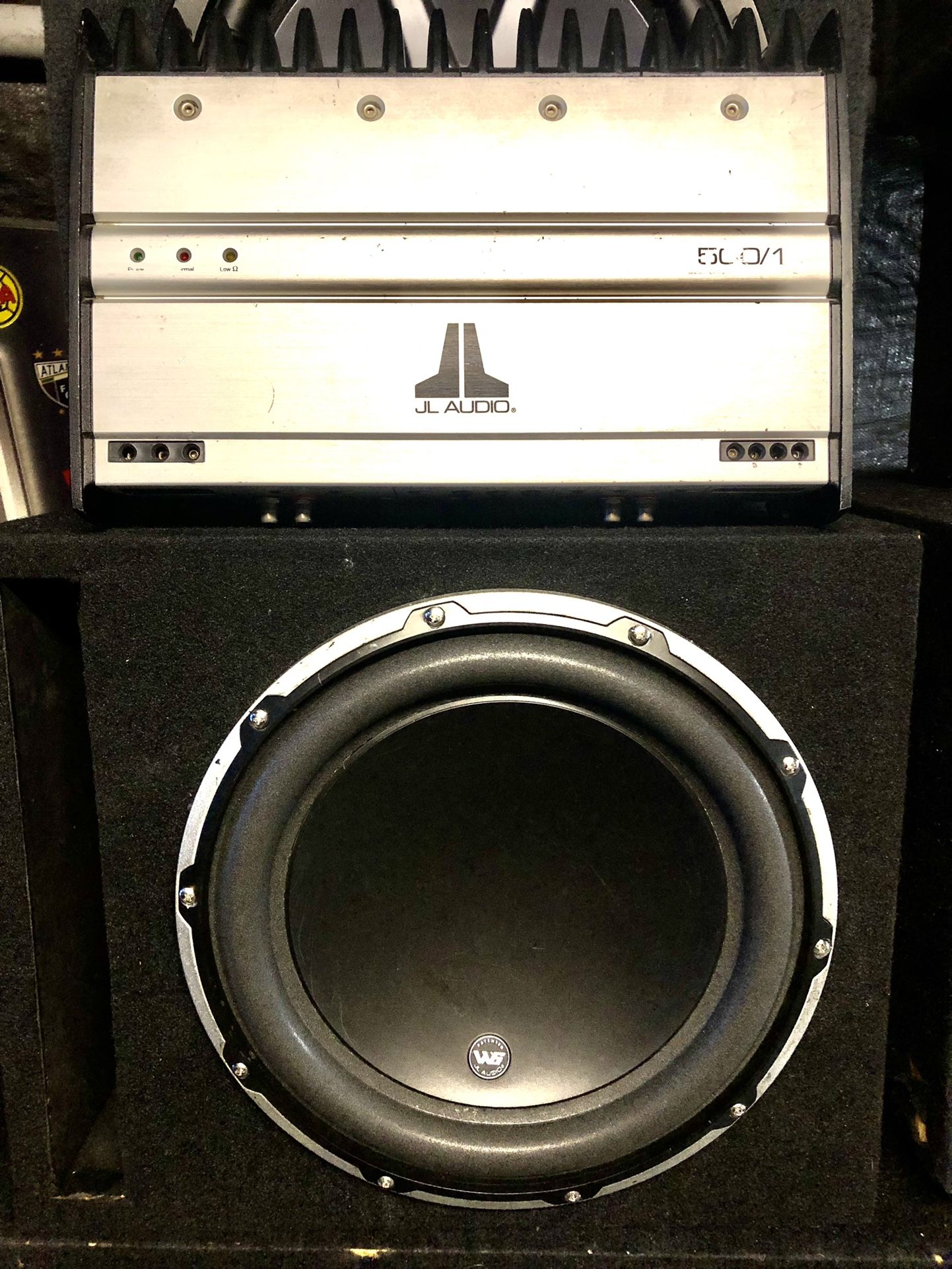 Jl Audio 12 Inch W6 And Jl Audio 500/1 Slash Series Amp for Sale in Los