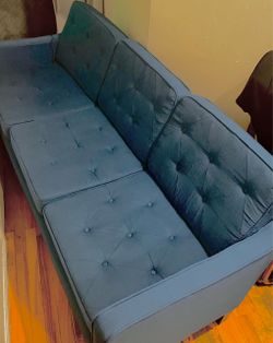 Blue Couch - 3 seat sofa $40