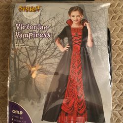 Girls Victorian Vampiress Costume