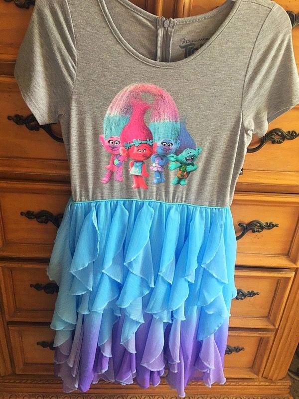 TROLLS adorable dress size 14-16