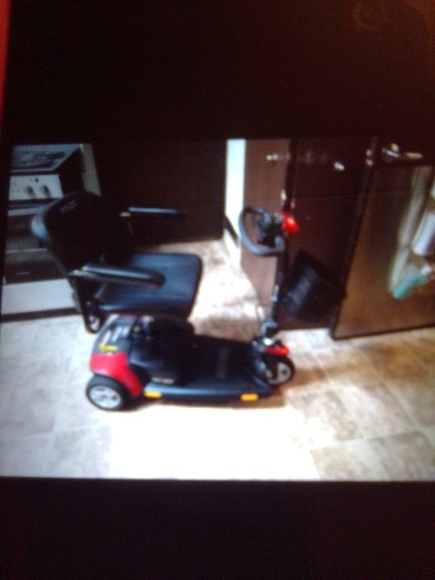 compact red Scooter