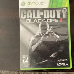 XBOX 360 CALL OF DUTY BLACK OPS II