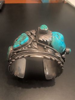 Turquoise .925 sterling cuff