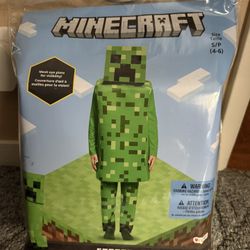 Kids Minecraft Creeper Costumer