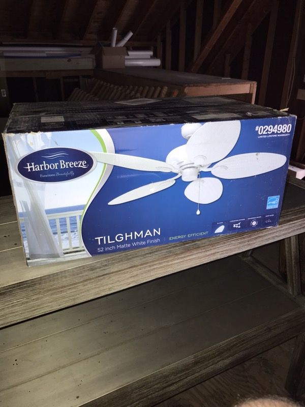 Harbor Breeze Tilghman White Ceiling Fan For Sale In Columbus Oh