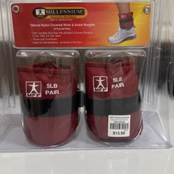 Deluxe nylon, covered wrist and acre weights